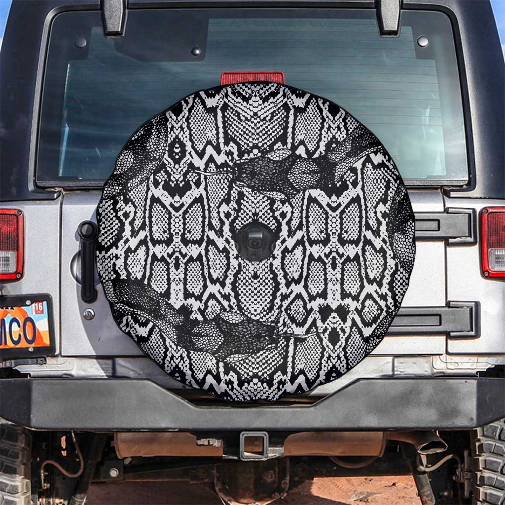 African Snake Skin Pattern Spare Tire Cover