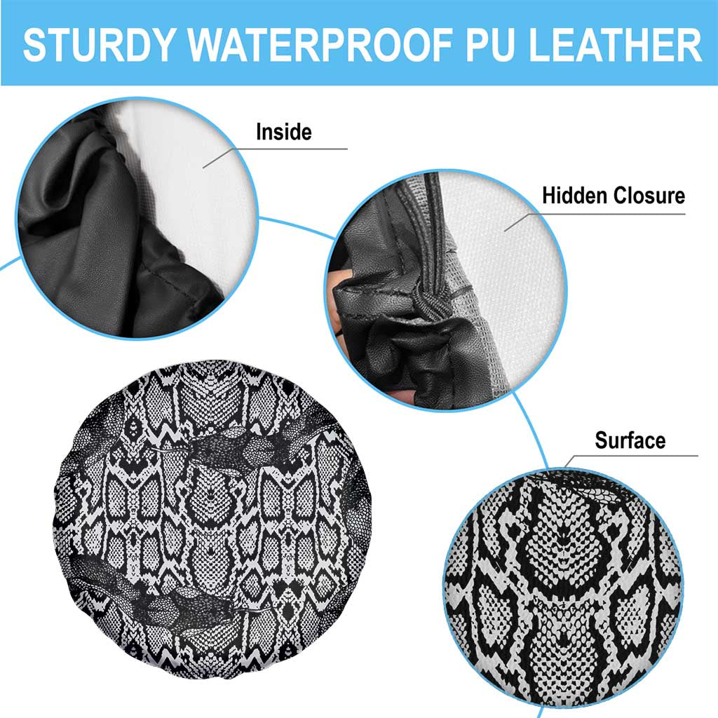 African Snake Skin Pattern Spare Tire Cover