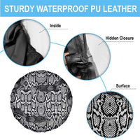 African Snake Skin Pattern Spare Tire Cover