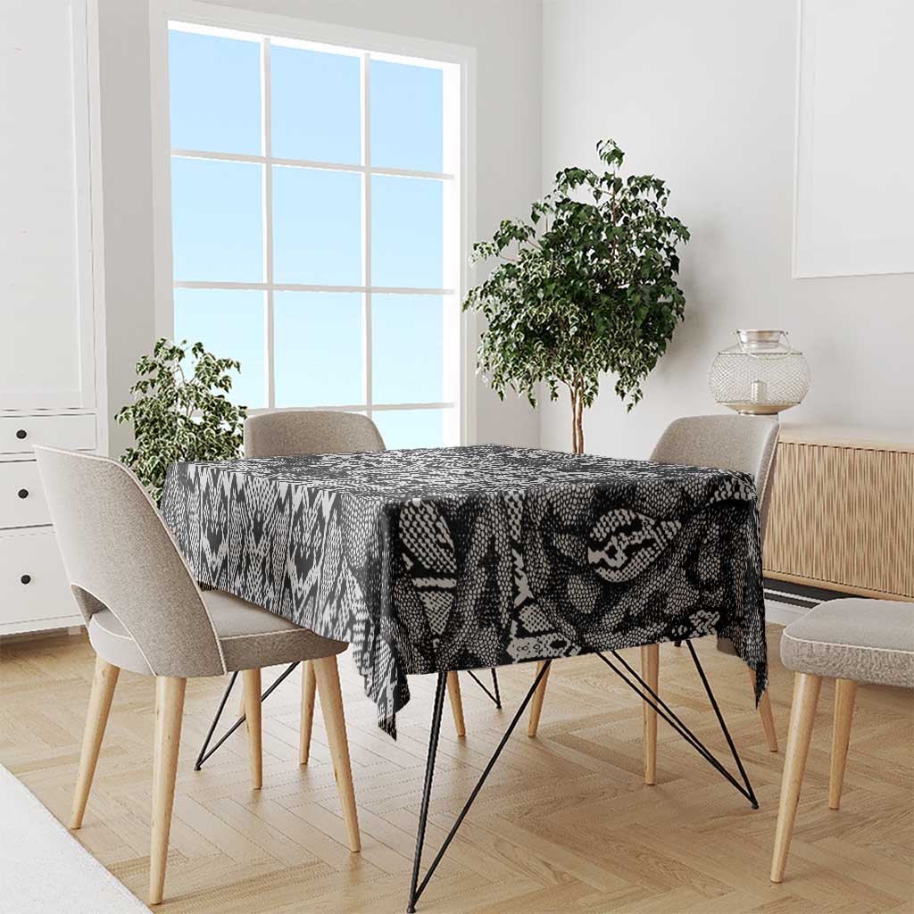 African Snake Skin Pattern Tablecloth