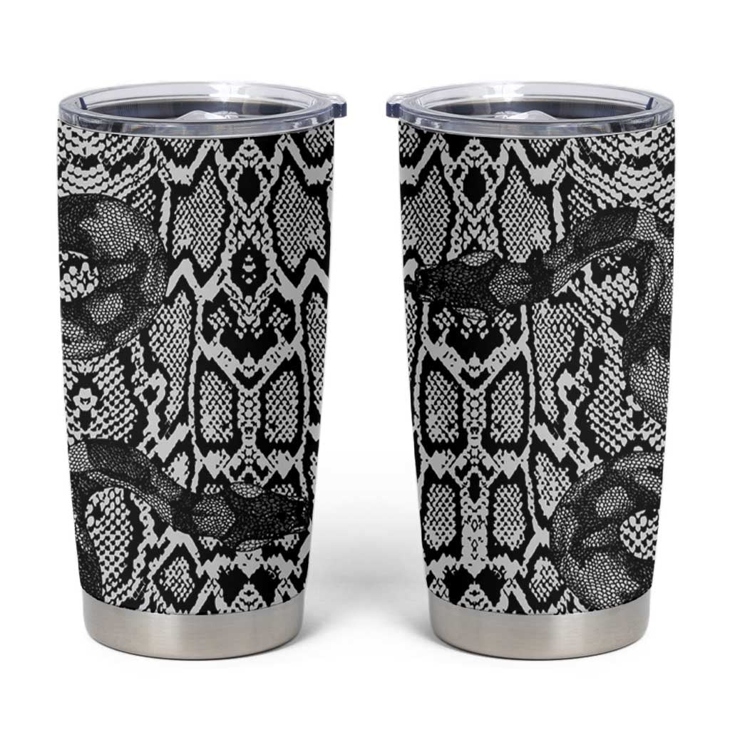 African Snake Skin Pattern Tumbler Cup