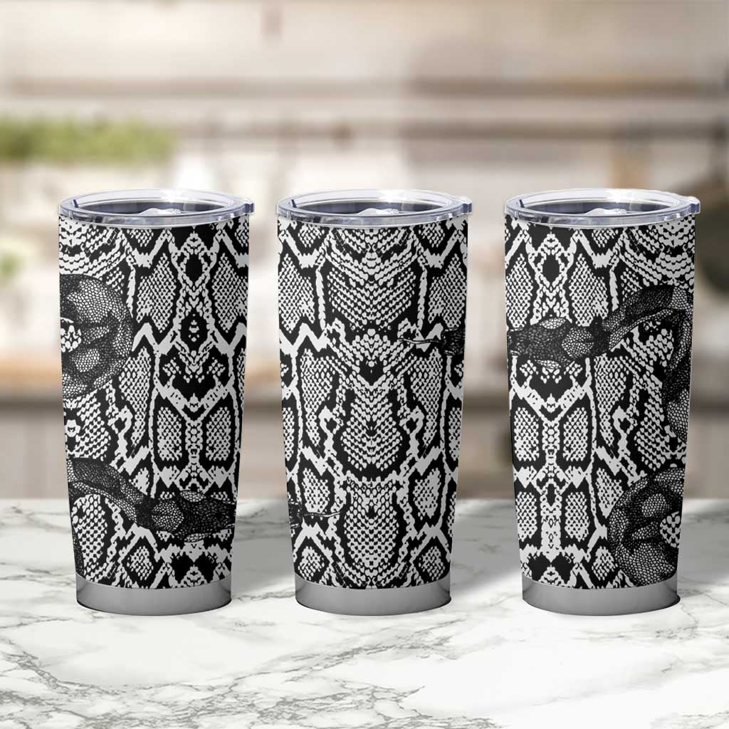 African Snake Skin Pattern Tumbler Cup