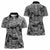 African Snake Skin Pattern Women Polo Shirt