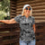 African Snake Skin Pattern Women Polo Shirt