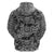 African Snake Skin Pattern Zip Hoodie