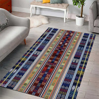 Lamba Mpanjaka Madagascar Area Rug Traditional Pattern