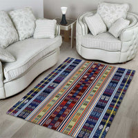 Lamba Mpanjaka Madagascar Area Rug Traditional Pattern