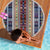 Lamba Mpanjaka Madagascar Beach Blanket Traditional Pattern