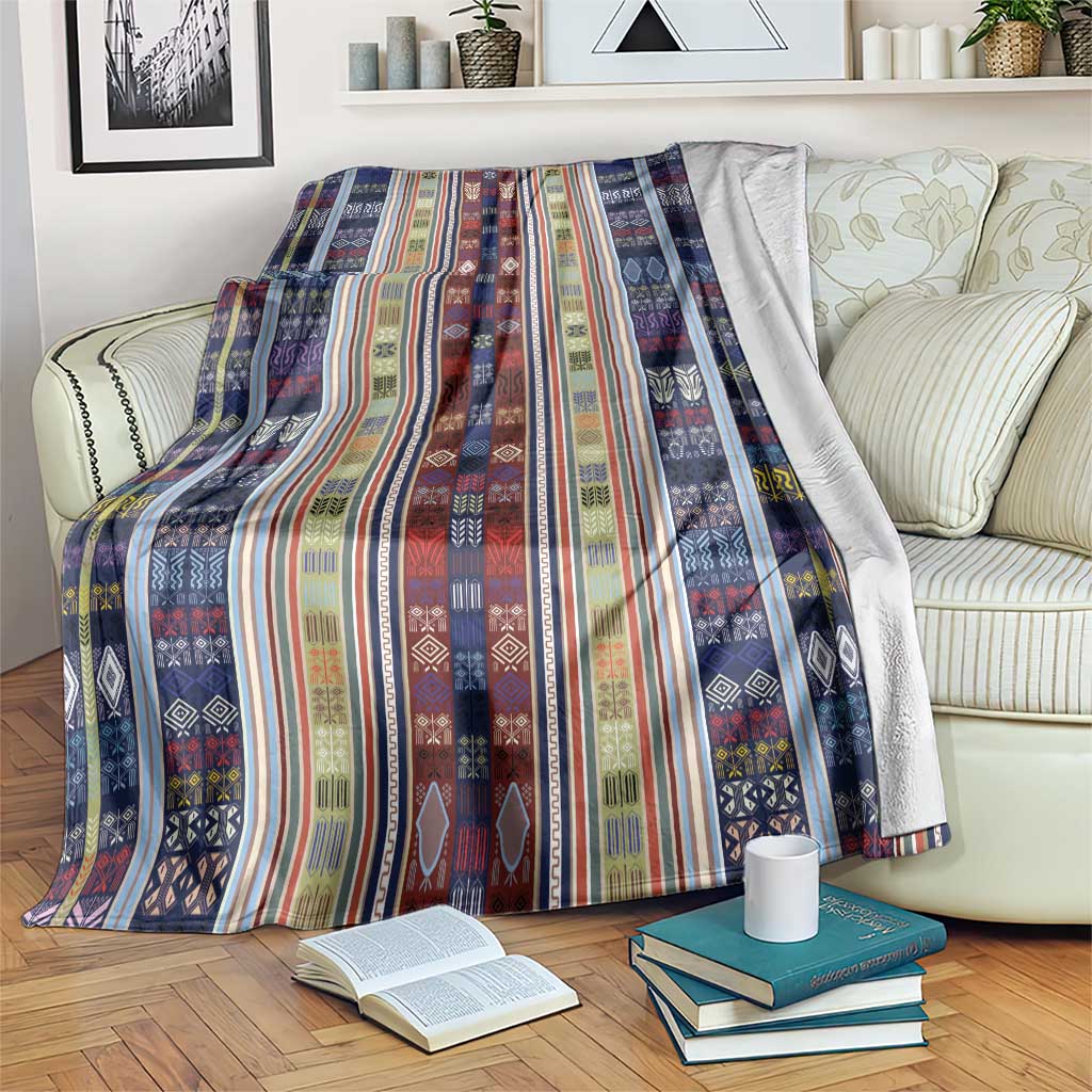 Lamba Mpanjaka Madagascar Blanket Traditional Pattern