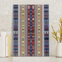 Lamba Mpanjaka Madagascar Canvas Wall Art Traditional Pattern