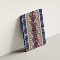 Lamba Mpanjaka Madagascar Canvas Wall Art Traditional Pattern