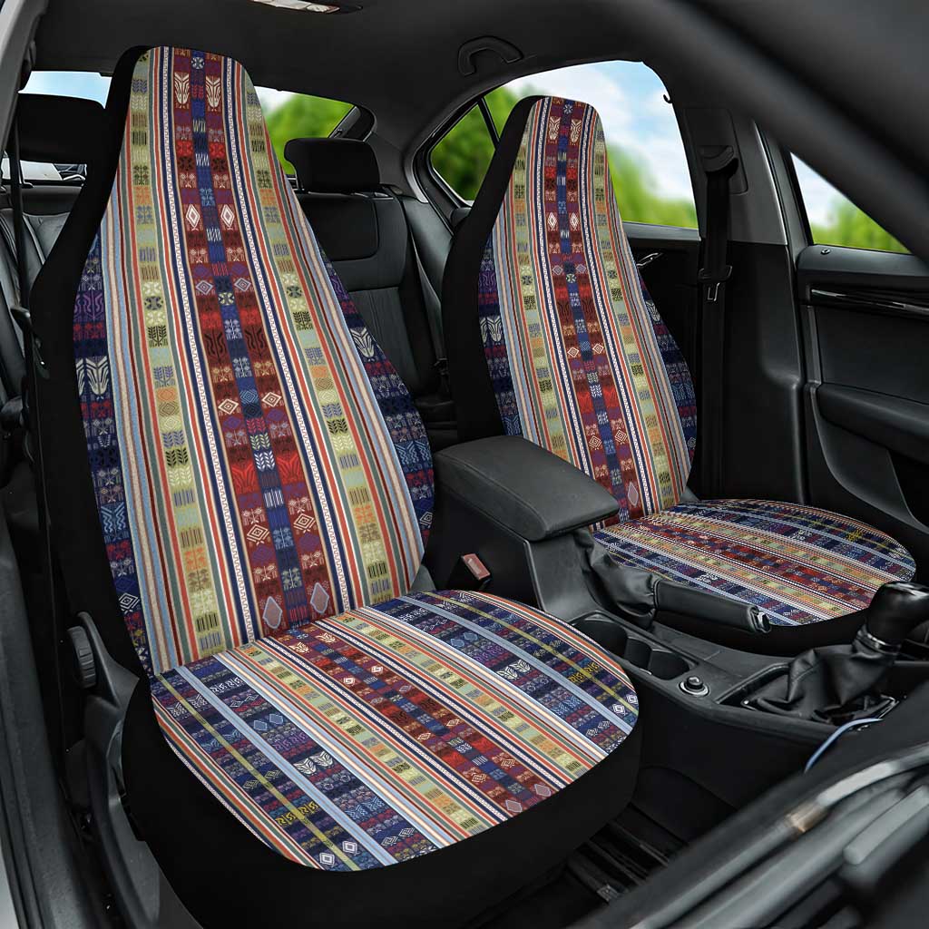 Lamba Mpanjaka Madagascar Car Seat Cover Traditional Pattern