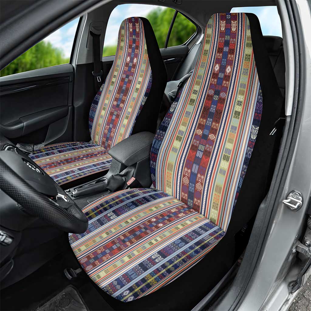 Lamba Mpanjaka Madagascar Car Seat Cover Traditional Pattern
