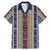 Lamba Mpanjaka Madagascar Family Matching Mermaid Dress and Hawaiian Shirt Traditional Pattern