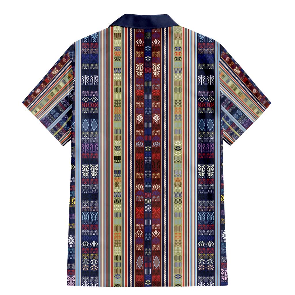 Lamba Mpanjaka Madagascar Family Matching Mermaid Dress and Hawaiian Shirt Traditional Pattern