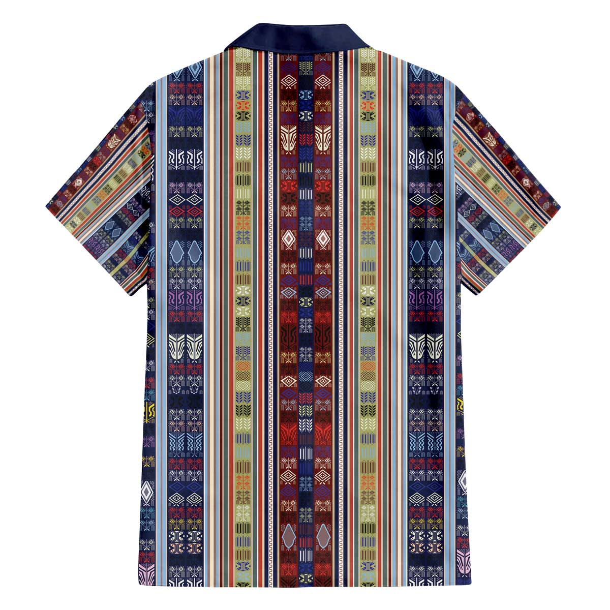Lamba Mpanjaka Madagascar Family Matching Off The Shoulder Long Sleeve Dress and Hawaiian Shirt Traditional Pattern