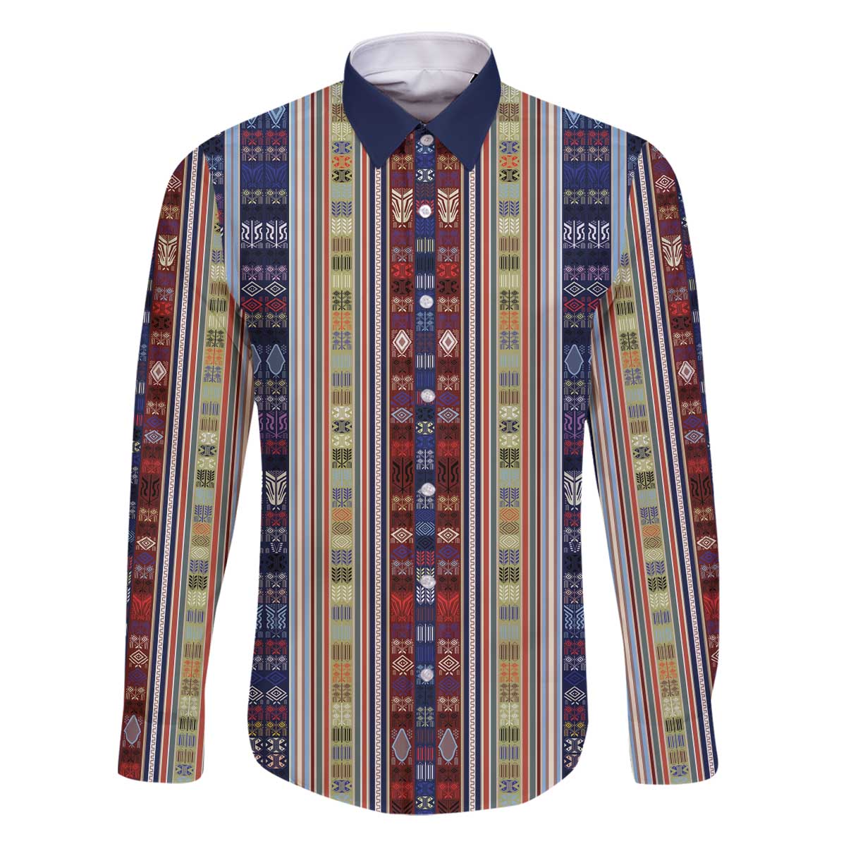 Lamba Mpanjaka Madagascar Family Matching Off The Shoulder Long Sleeve Dress and Hawaiian Shirt Traditional Pattern