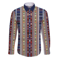 Lamba Mpanjaka Madagascar Family Matching Off The Shoulder Long Sleeve Dress and Hawaiian Shirt Traditional Pattern