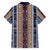 Lamba Mpanjaka Madagascar Family Matching Off Shoulder Short Dress and Hawaiian Shirt Traditional Pattern