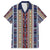 Lamba Mpanjaka Madagascar Family Matching Puletasi and Hawaiian Shirt Traditional Pattern