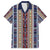 Lamba Mpanjaka Madagascar Family Matching Summer Maxi Dress and Hawaiian Shirt Traditional Pattern