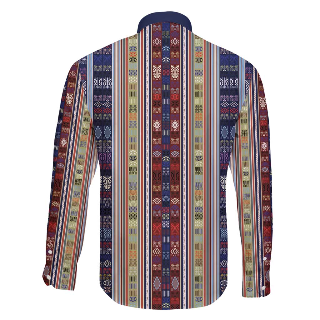 Lamba Mpanjaka Madagascar Family Matching Summer Maxi Dress and Hawaiian Shirt Traditional Pattern