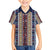 Lamba Mpanjaka Madagascar Family Matching Summer Maxi Dress and Hawaiian Shirt Traditional Pattern