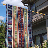 Lamba Mpanjaka Madagascar Garden Flag Traditional Pattern