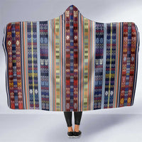 Lamba Mpanjaka Madagascar Hooded Blanket Traditional Pattern