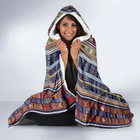 Lamba Mpanjaka Madagascar Hooded Blanket Traditional Pattern
