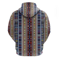 Lamba Mpanjaka Madagascar Hoodie Traditional Pattern