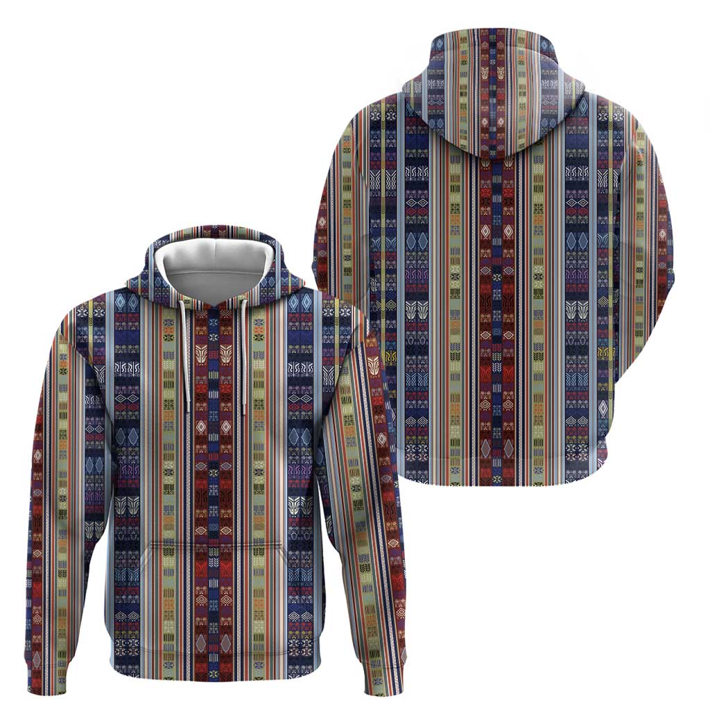 Lamba Mpanjaka Madagascar Hoodie Traditional Pattern