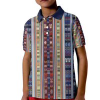 Lamba Mpanjaka Madagascar Kid Polo Shirt Traditional Pattern