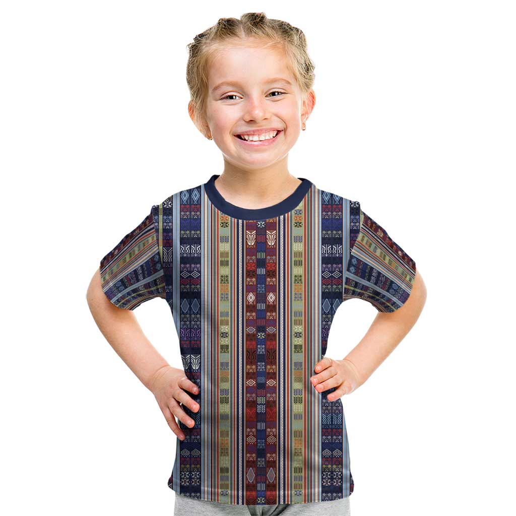 Lamba Mpanjaka Madagascar Kid T Shirt Traditional Pattern