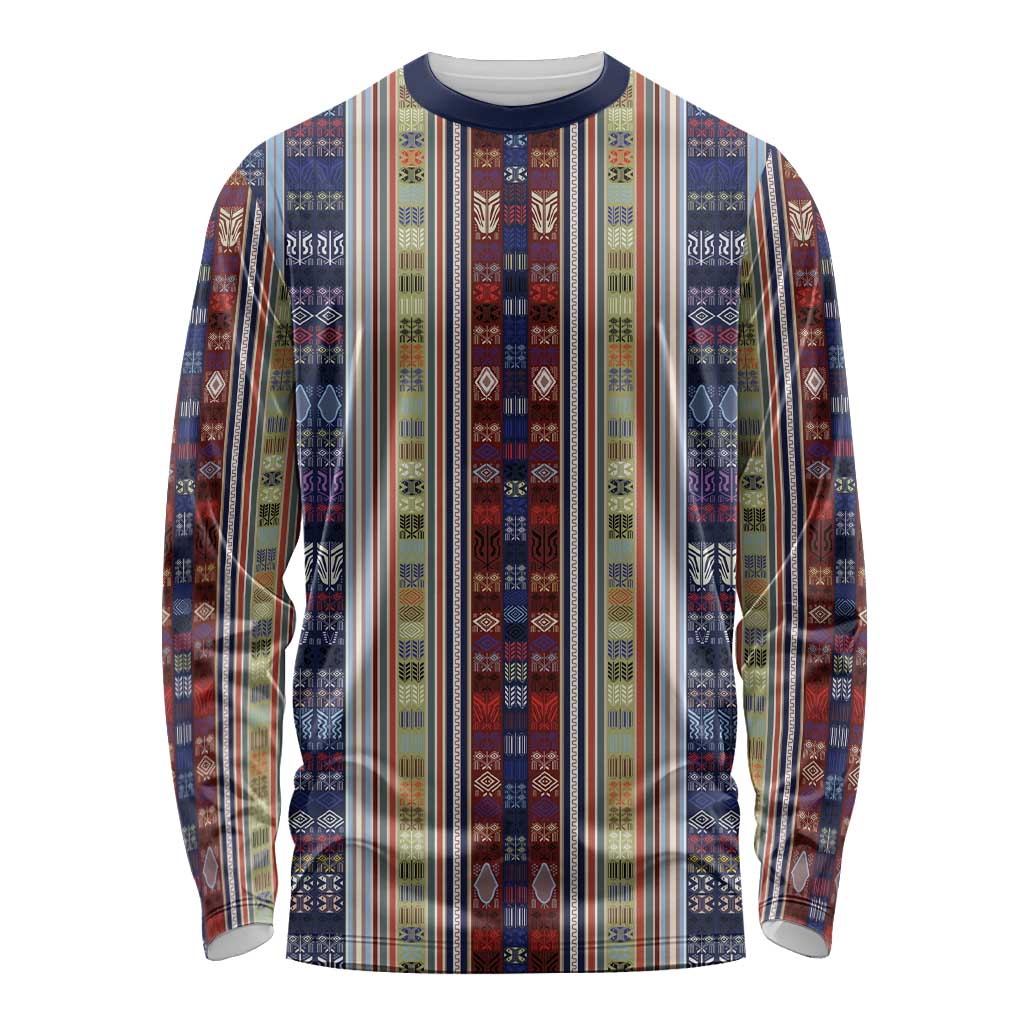Lamba Mpanjaka Madagascar Long Sleeve Shirt Traditional Pattern