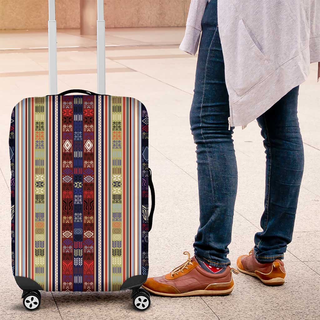 Lamba Mpanjaka Madagascar Luggage Cover Traditional Pattern