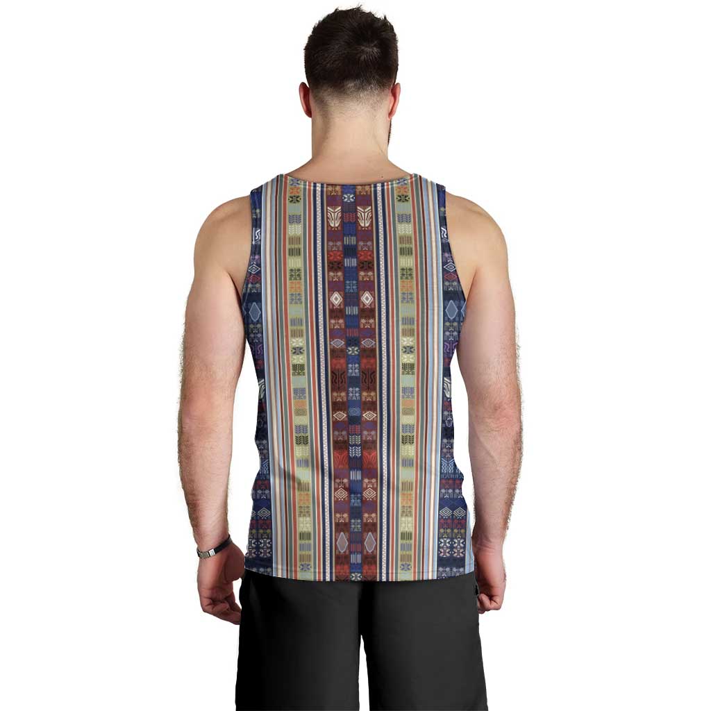 Lamba Mpanjaka Madagascar Men Tank Top Traditional Pattern