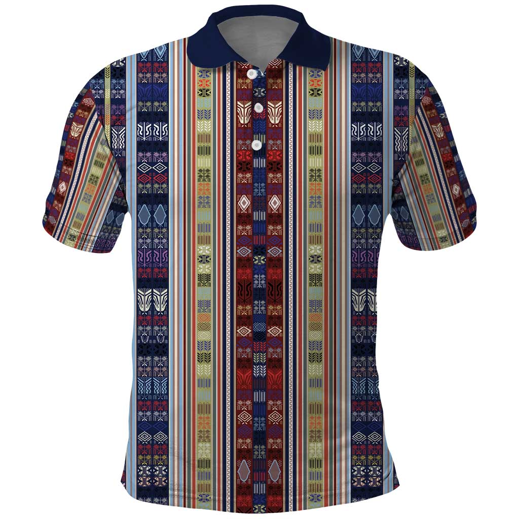 Lamba Mpanjaka Madagascar Polo Shirt Traditional Pattern