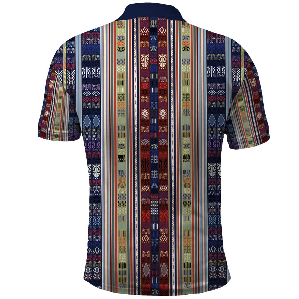 Lamba Mpanjaka Madagascar Polo Shirt Traditional Pattern
