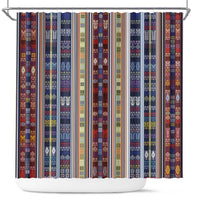 Lamba Mpanjaka Madagascar Shower Curtain Traditional Pattern