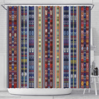 Lamba Mpanjaka Madagascar Shower Curtain Traditional Pattern