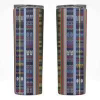 Lamba Mpanjaka Madagascar Skinny Tumbler Traditional Pattern