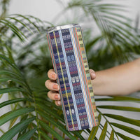 Lamba Mpanjaka Madagascar Skinny Tumbler Traditional Pattern