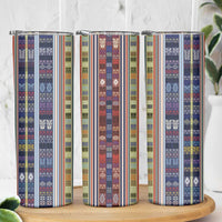 Lamba Mpanjaka Madagascar Skinny Tumbler Traditional Pattern