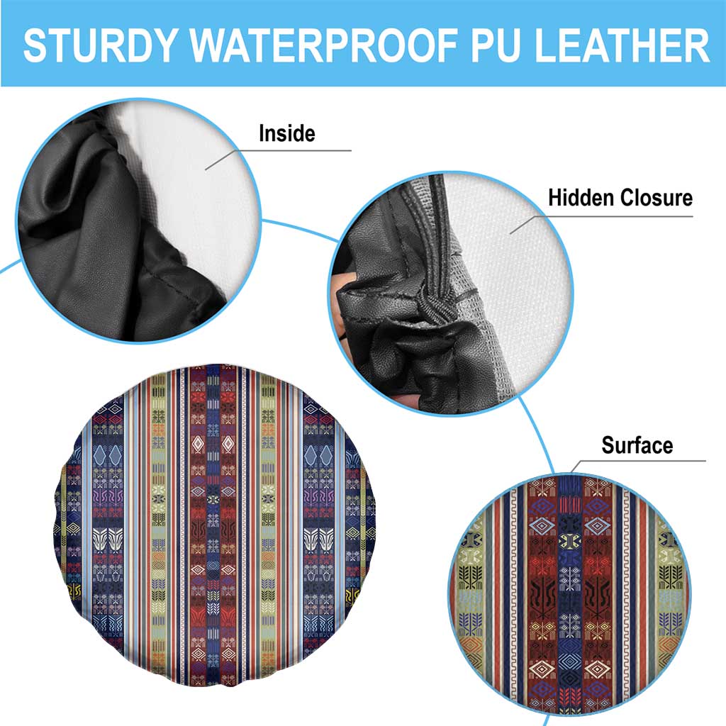 Lamba Mpanjaka Madagascar Spare Tire Cover Traditional Pattern