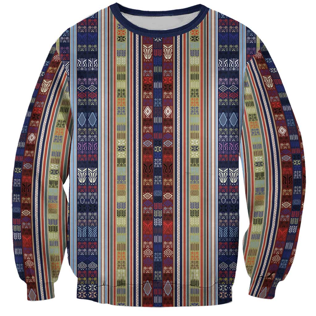 Lamba Mpanjaka Madagascar Sweatshirt Traditional Pattern