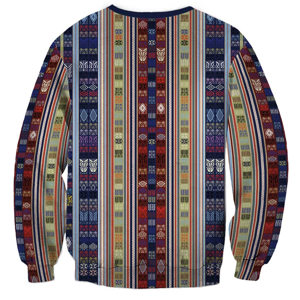 Lamba Mpanjaka Madagascar Sweatshirt Traditional Pattern