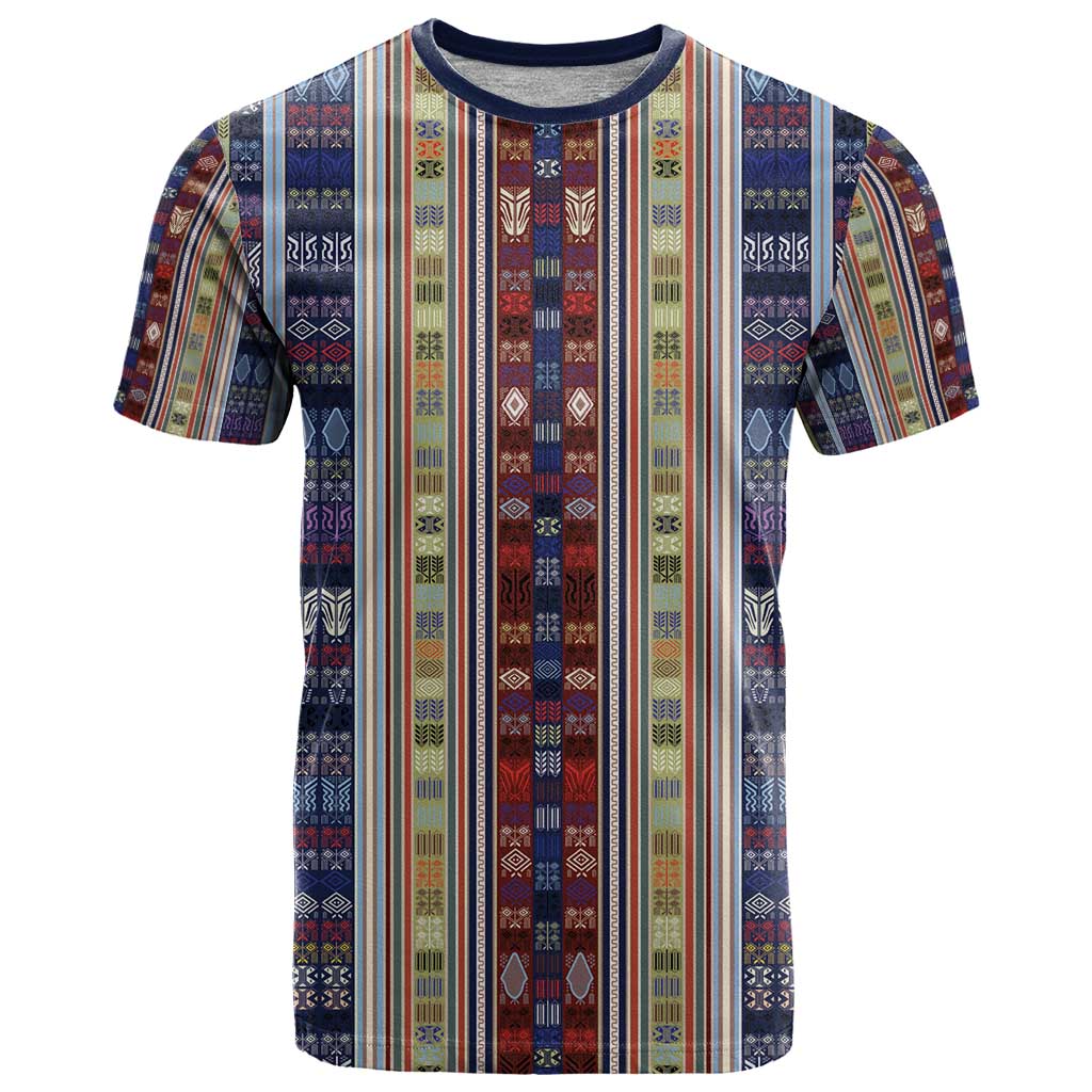 Lamba Mpanjaka Madagascar T Shirt Traditional Pattern