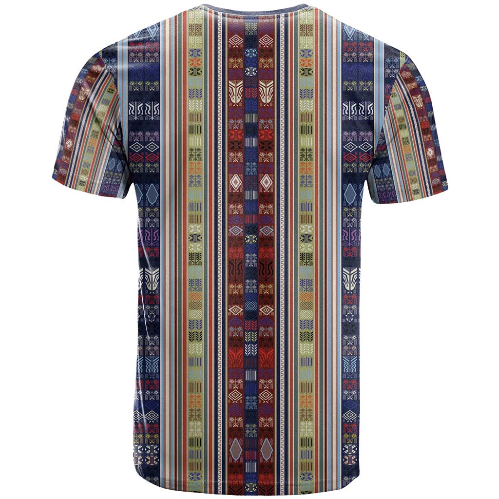 Lamba Mpanjaka Madagascar T Shirt Traditional Pattern