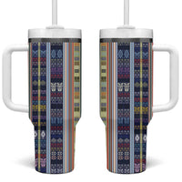 Lamba Mpanjaka Madagascar Tumbler With Handle Traditional Pattern